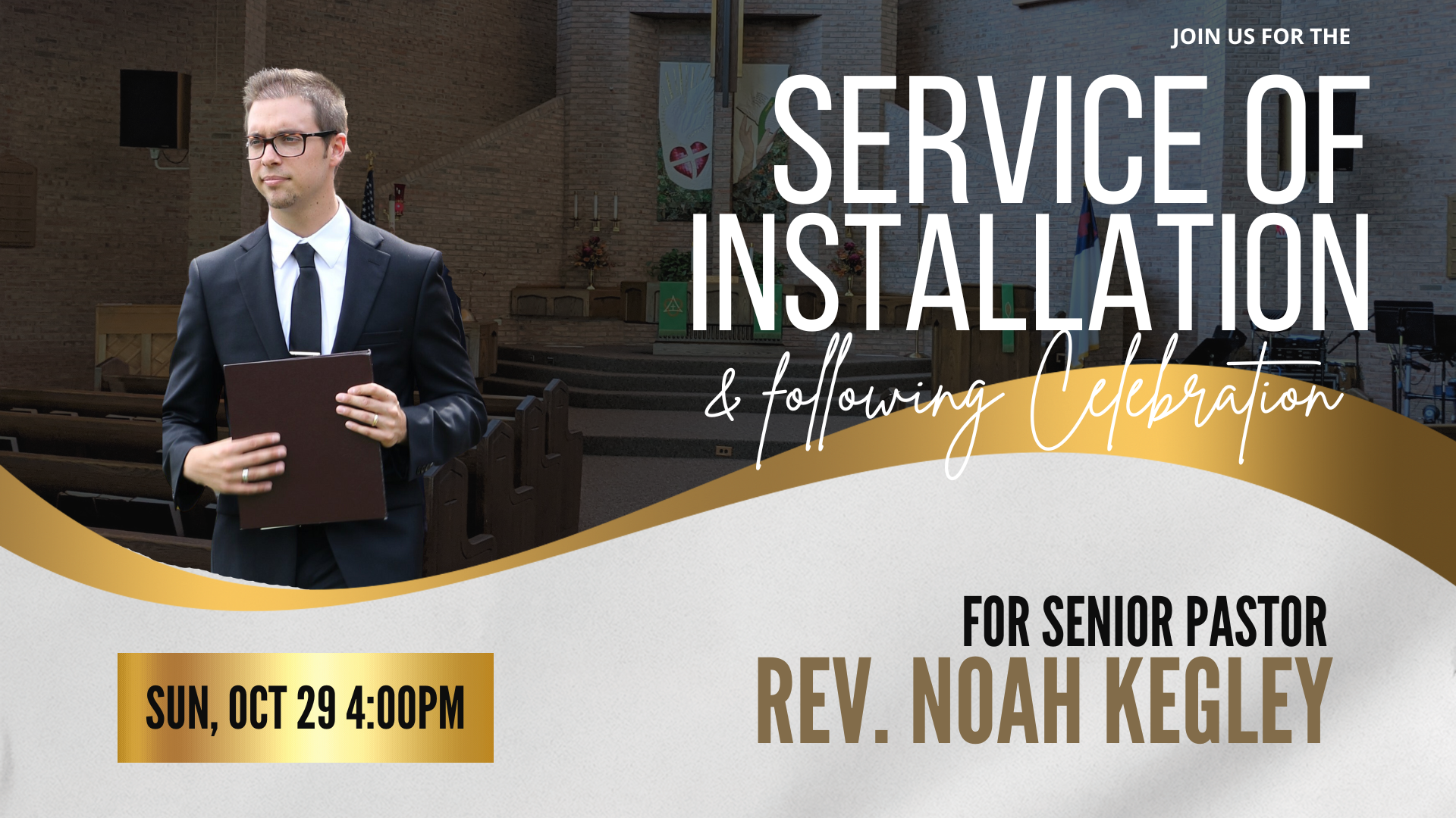 Pastor Noah Kegley Installation Service