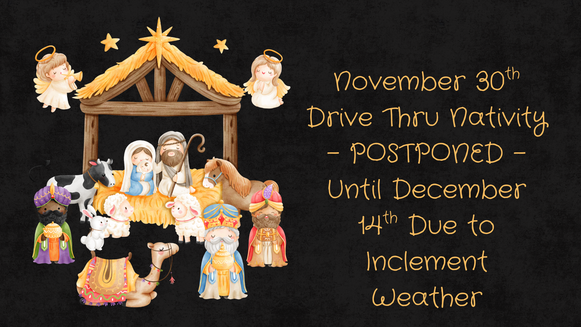 Drive Thru Nativity POSTPONED